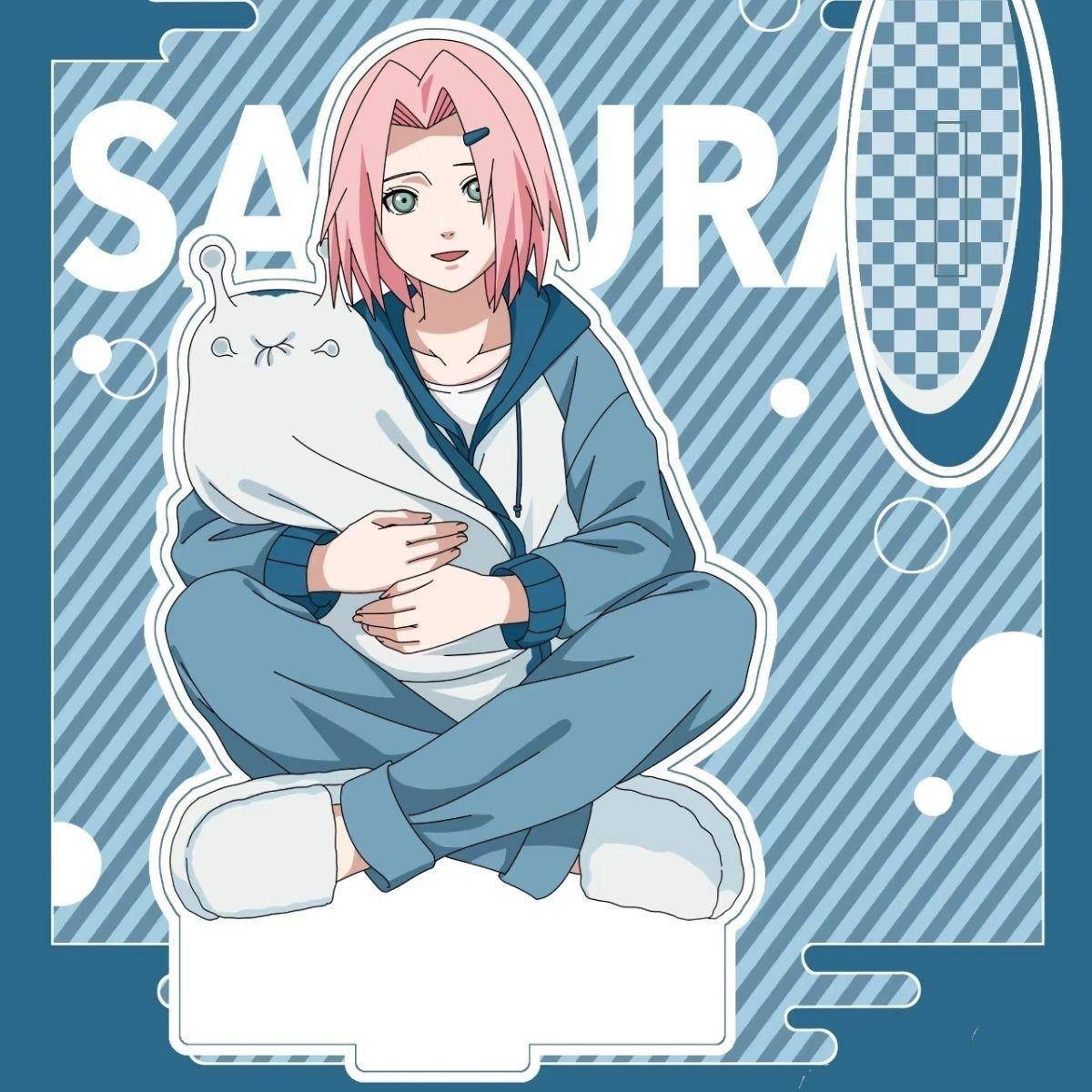 新款小红书同款ins风自制火影忍者春野樱亚克力立牌高颜值diy桌面