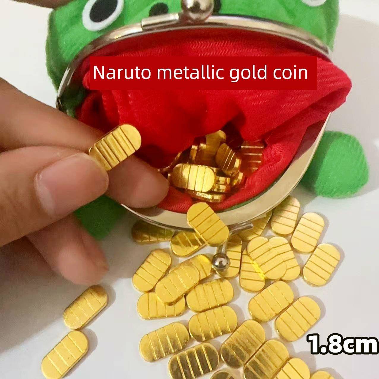 火影忍者金属金币 手游摸头村金币游戏周边cos道具漫展无料送朋友