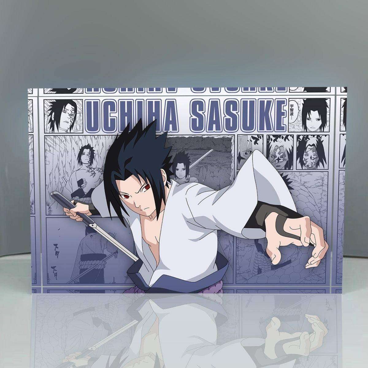 『火影忍者』佐助 高透亚克力水晶砖自制动漫二次元周边桌面摆件