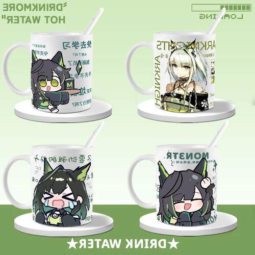 明日方舟Mon3tr凯尔希二次元马克杯精美游戏周边陶瓷杯办公水杯子