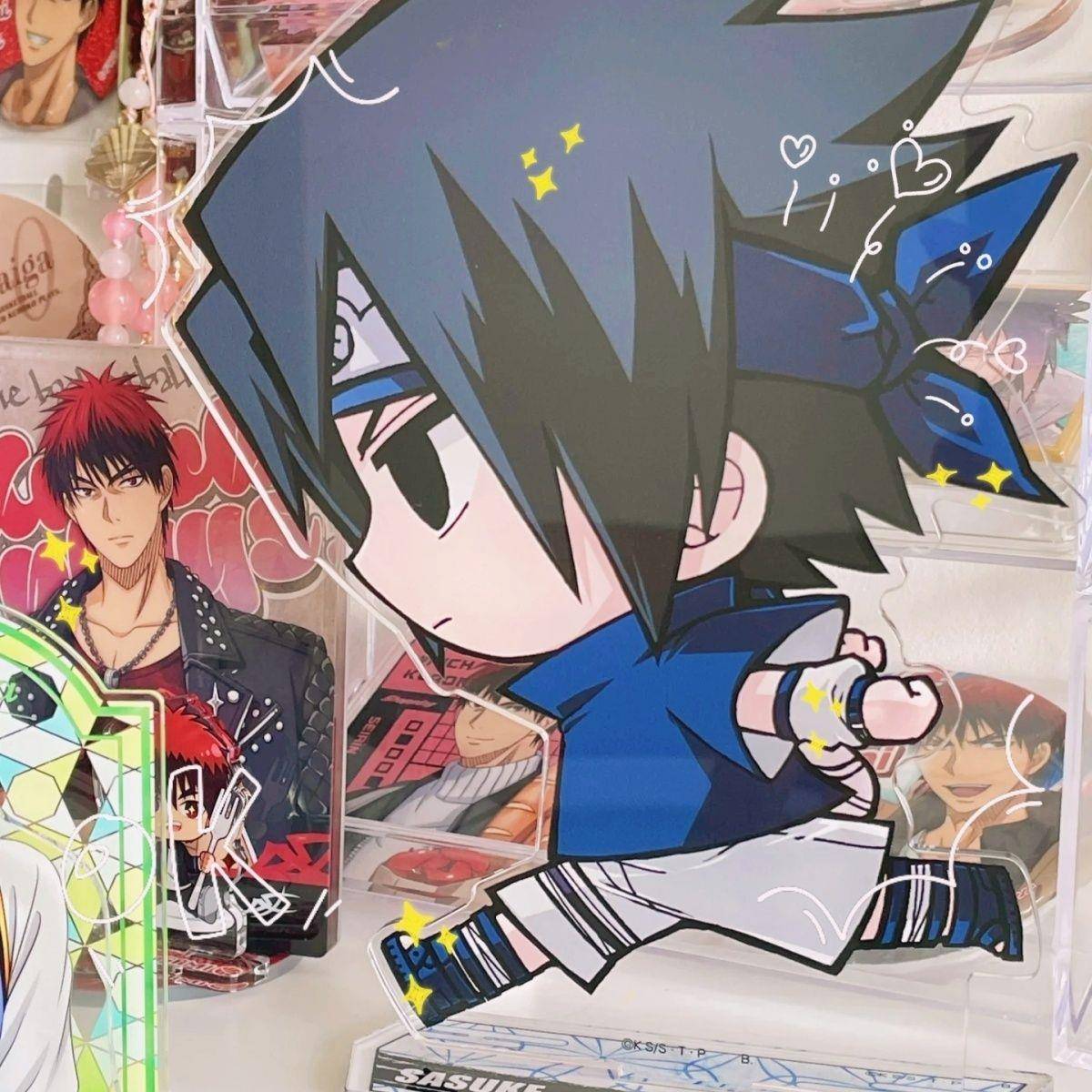 小红书同款ins风自制新款火影忍者立牌高颜值亚克力桌面装饰摆件