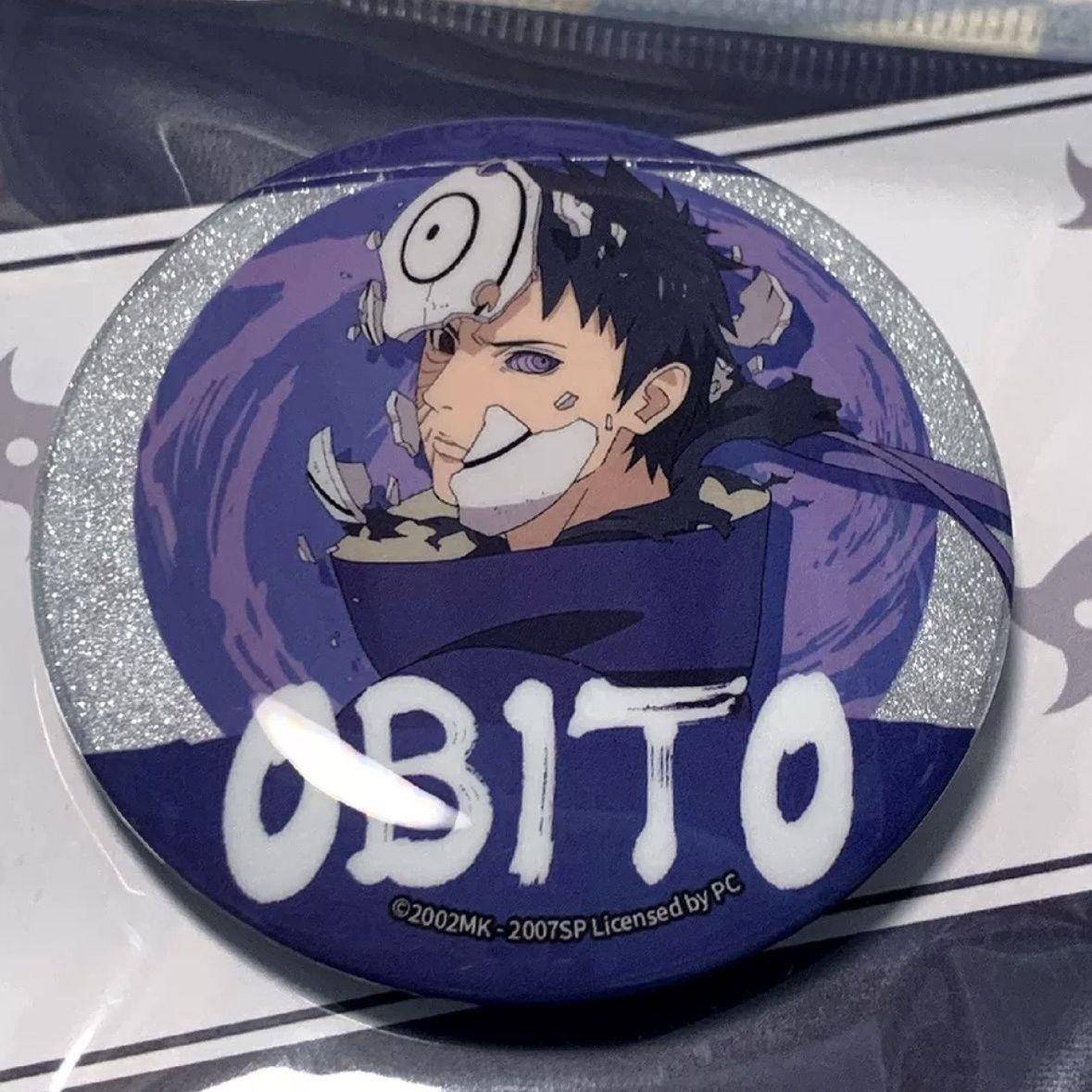 新款火影忍者动漫20周年周边吧唧风水马口铁带土徽章挂件谷子自制