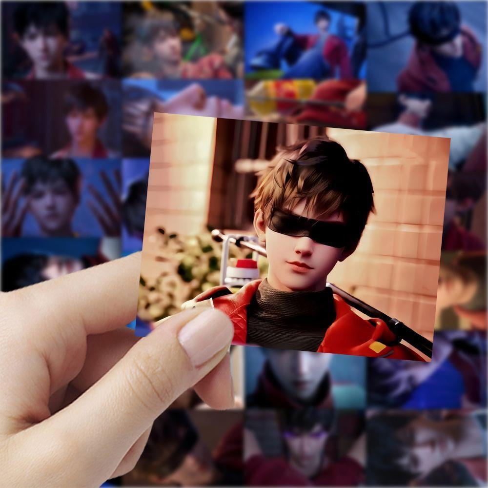 189张林七夜贴纸斩神之凡尘神域国漫周边装饰手机桌面diy手账贴画