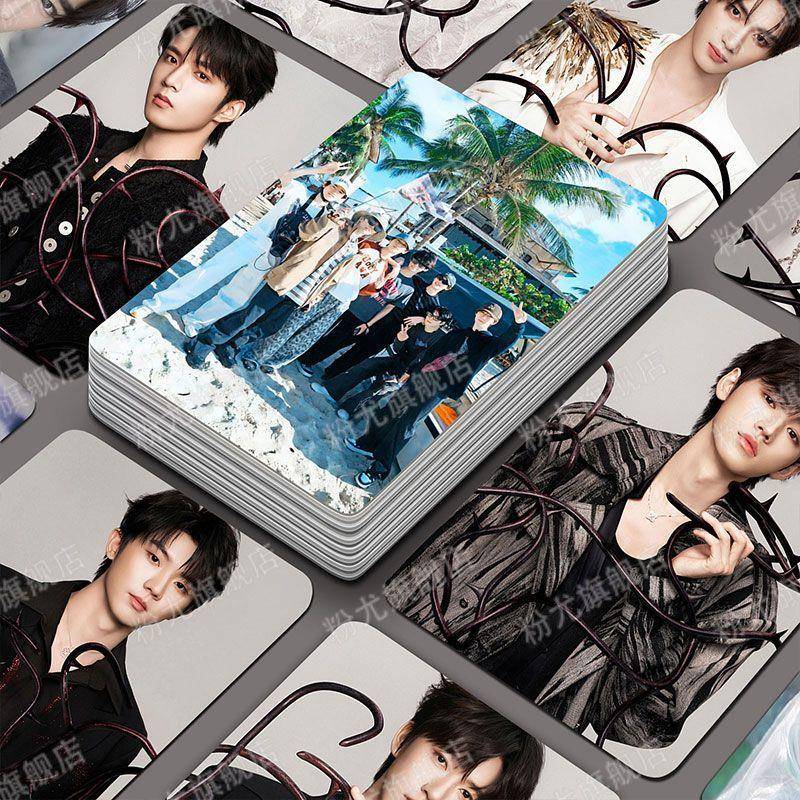 新时代少年团新款全员组小卡55张盒装三寸自印LOMO卡拍立得收藏款