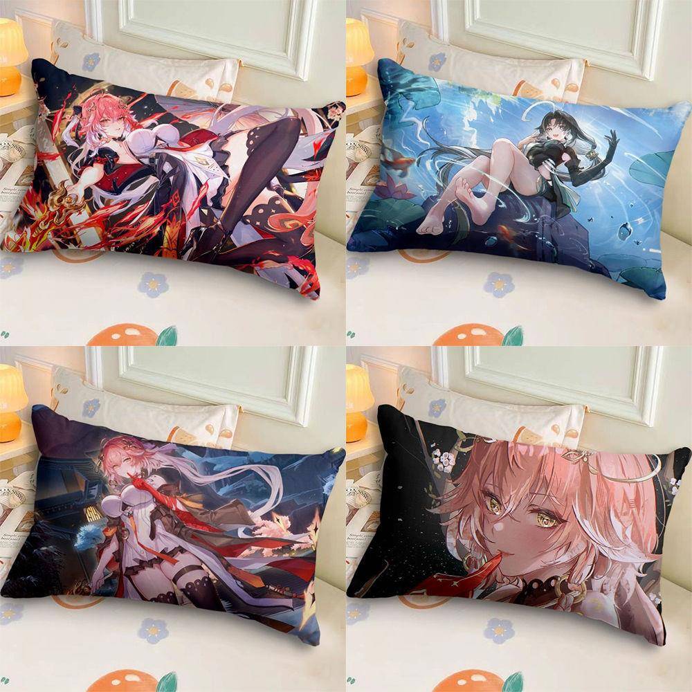 鸣潮睡枕动漫二次元可爱甜美长离玩偶沙发靠垫宿舍房间枕头抱枕