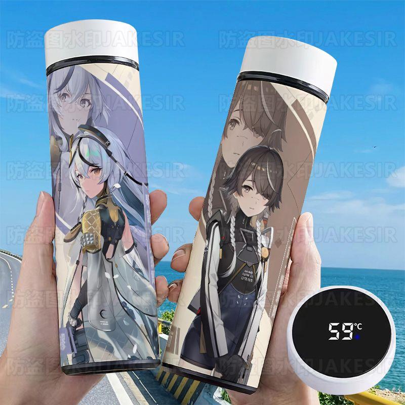 尘白禁区周边智能保温杯大容量不锈钢便携高颜值测温度显示水杯