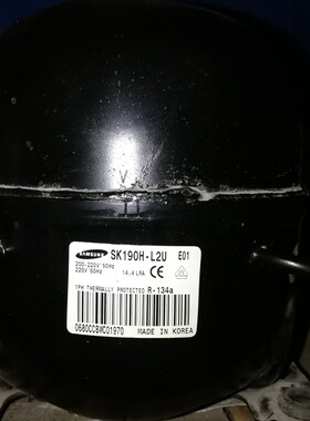 SK190H-L2U DK190K-L2U SK170H海尔冰箱冰柜制冷压缩机R134a