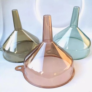 塑料漏斗大号宽口厨房大口径透明加厚分装 酒液体锥形多功能漏斗