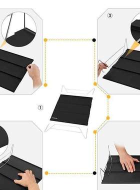 ATEPA铝合金折叠桌户外简约方型便捷式三角拼接桌迷你杂物桌
