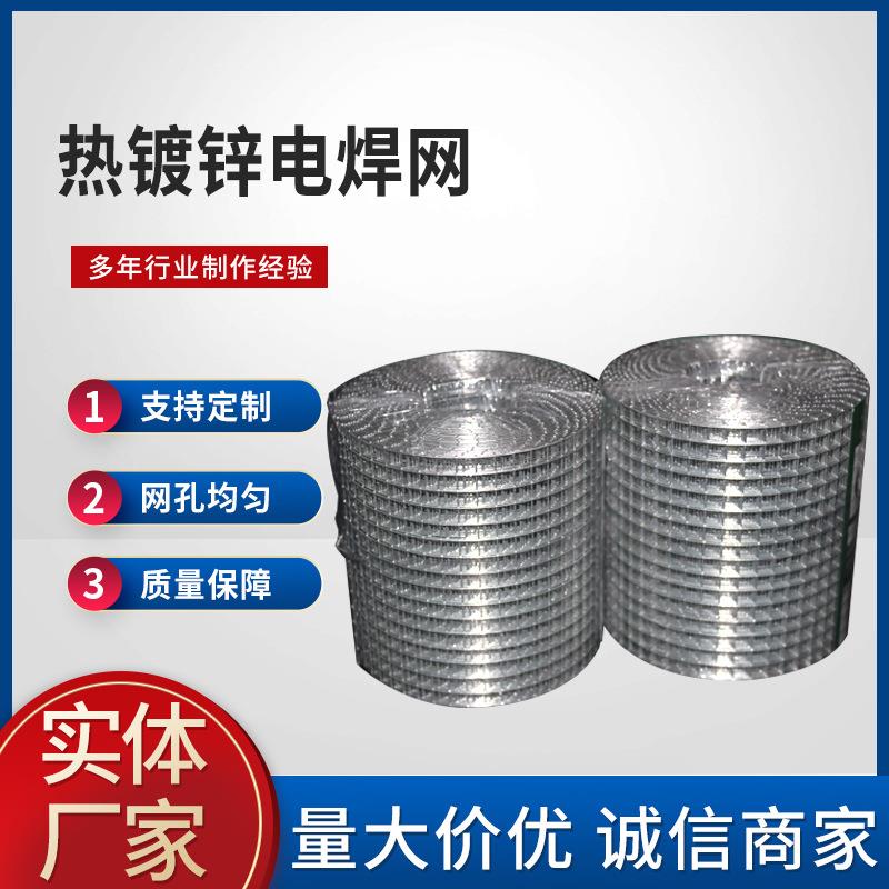 建筑工地内外墙面抹灰防裂焊接镀锌网钢丝网电焊网养殖镀锌网片