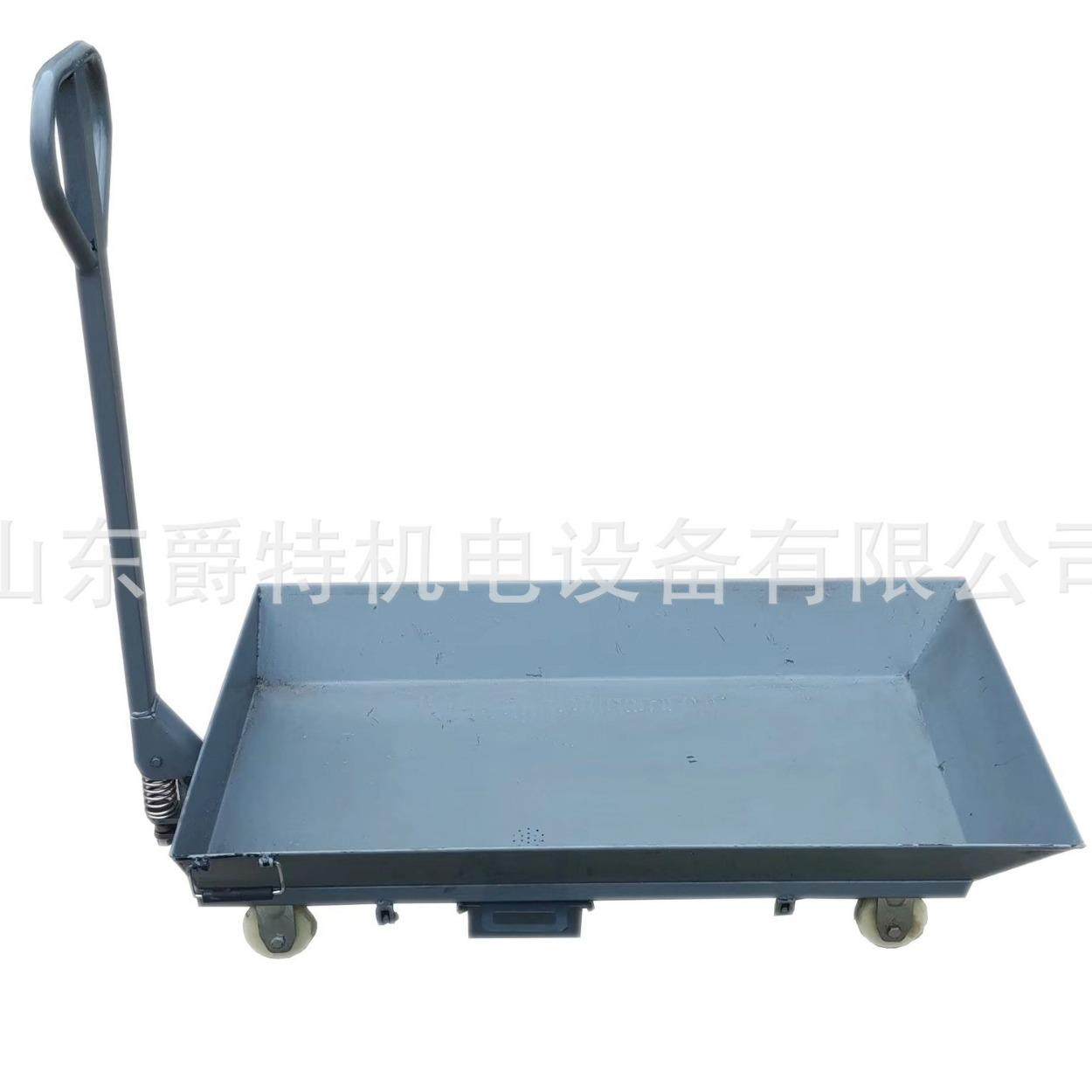 爵特CNC机床排屑机集屑车自卸式重型集屑车车间废料收集铁屑车