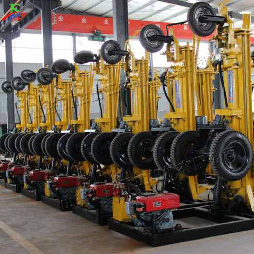 小型水气两用钻机灌溉水钻井机器地温钻井机地下打孔设备