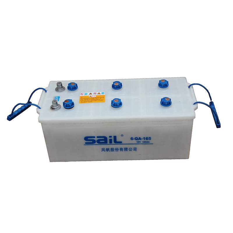 风帆蓄电池12V165A24A柴油机发电机组船用叉车货车启动电瓶6QA165