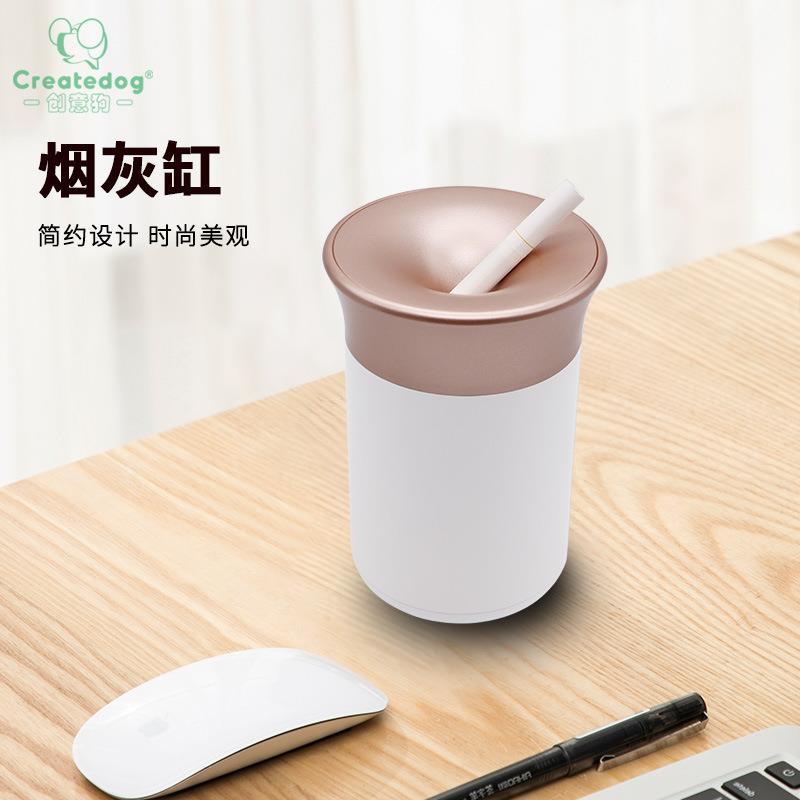 加热不烧烤烟蛋收纳prime不锈钢创意车载烟灰缸适用IQO3iluma4