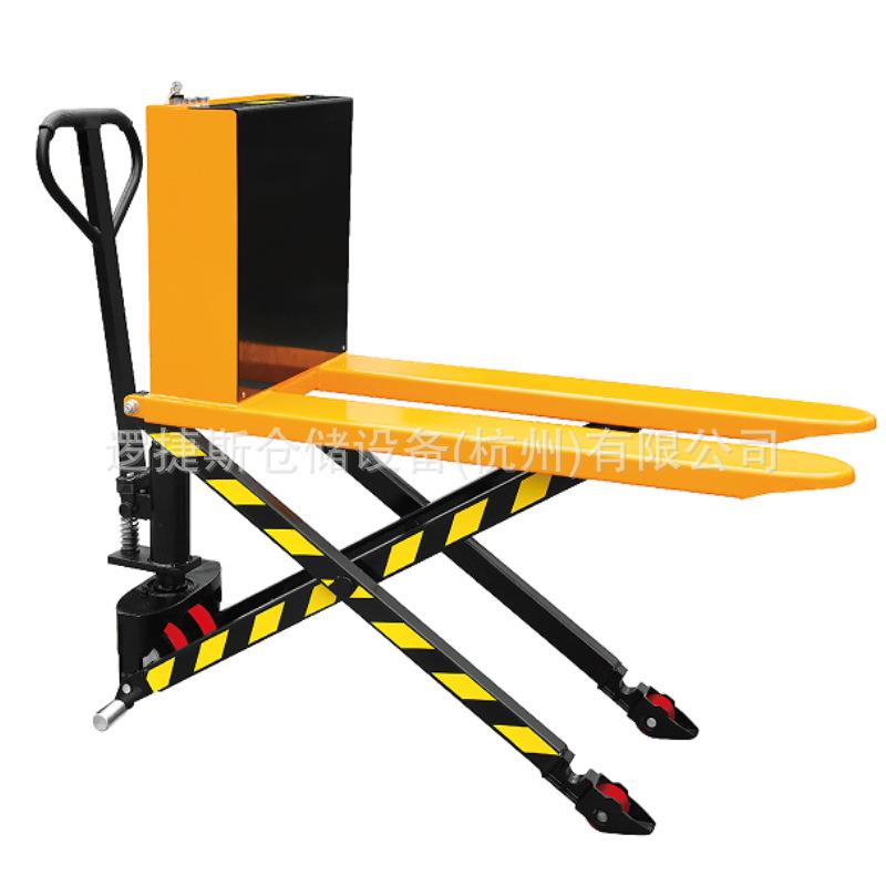电动高起升搬运车模具物料升降车1吨1.5吨手推升高平台车液压叉车