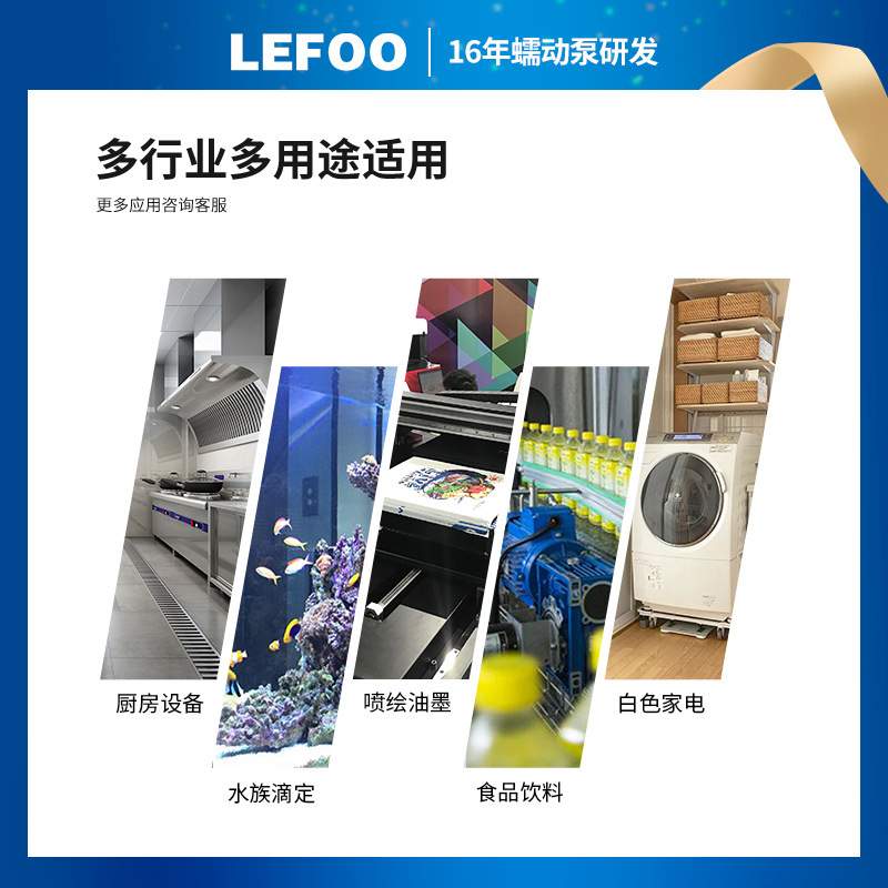 力夫LFP104DB 蠕动泵微型水泵 12/24V自吸直流电动静音大流量水泵