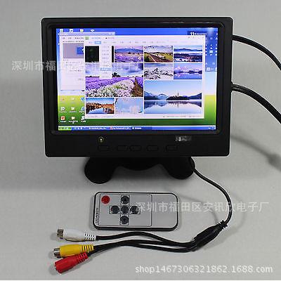 7寸高清液晶屏车载显示器家用监控电视HDMI监控屏航拍台式车载