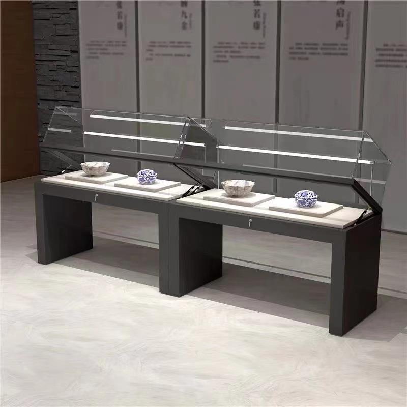 博物馆展示柜台文物收藏古玩玉器玻璃展柜产品纪念馆陈列文物展柜