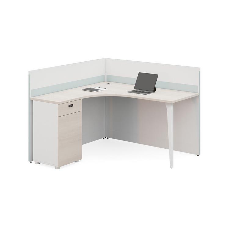 KuiShue巨树转角屏风办公桌椅组合简约现代员工位职员电脑台卡位