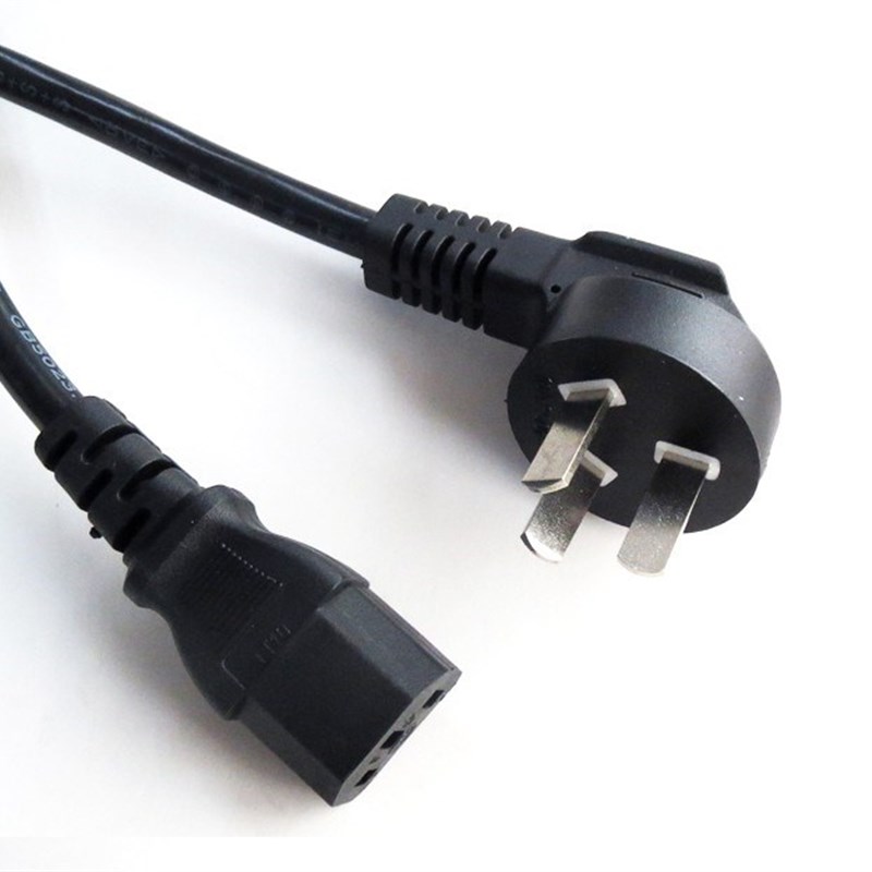 250V10A 电脑主机显示器打印机电饭锅电水壶头大功率三孔电源线