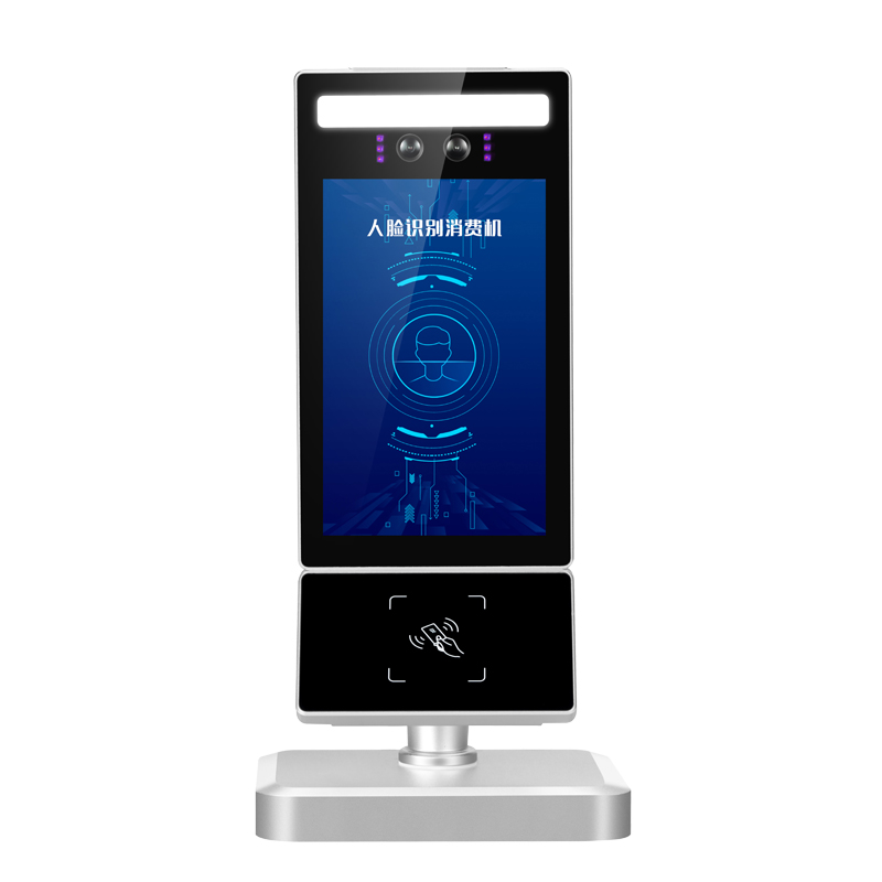 弘拓F3-CS人脸消费机刷脸扣费机售饭机面部识别饭卡机记次扣费人