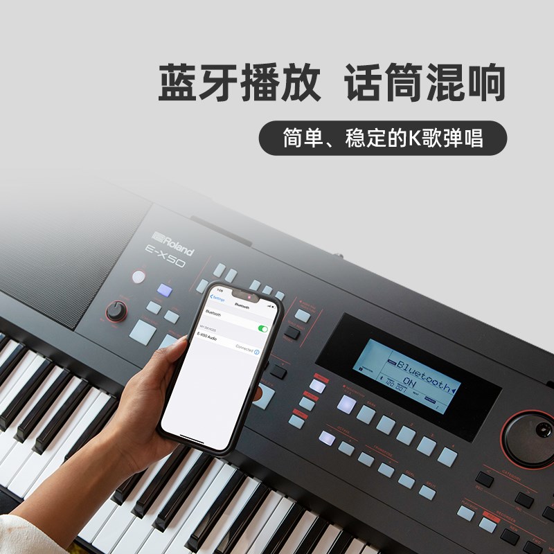 罗兰电子琴儿童幼师成年初学专用61键便携式自动伴奏专业编曲键盘