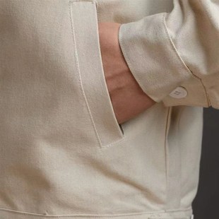 中核二三电焊服纯棉加厚防静电工长袖米白色帆布中核五公司工作服