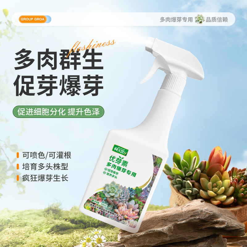 优芽素多肉专用营养液肥料爆芽素催芽优雅多肉优牙素发促芽免稀释