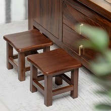 实木家用小凳子矮凳板凳高级感客厅家用实用茶几凳子大人结实儿童