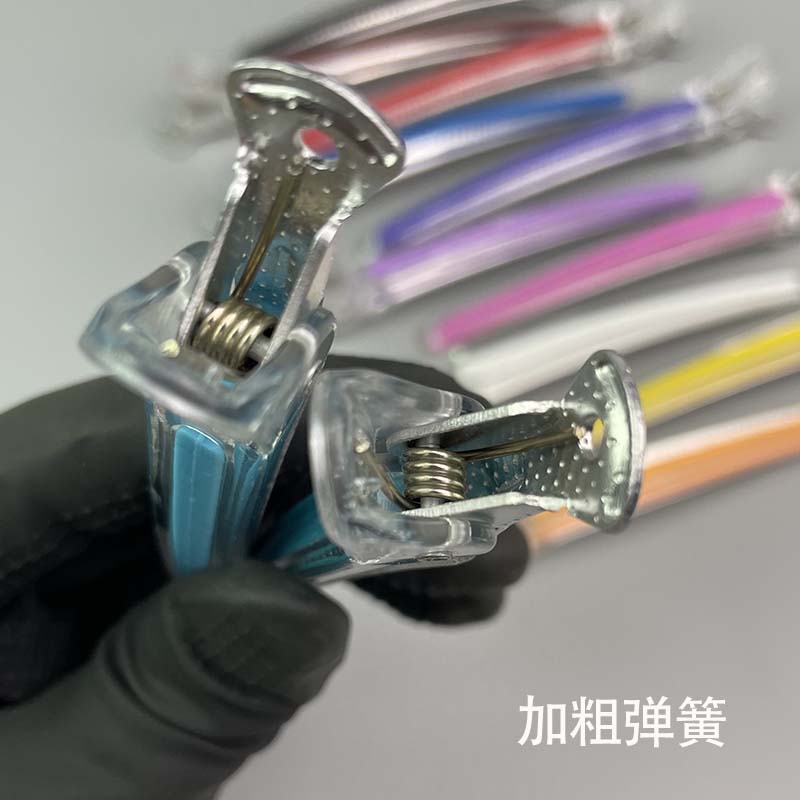 专业美发鸭嘴夹发廊分区水晶无痕夹剪发夹子发型师理发专用美发夹
