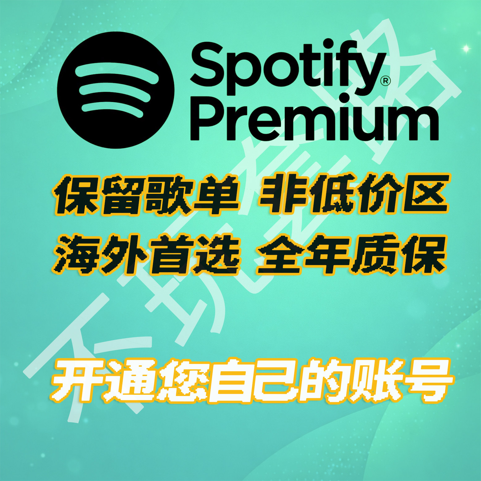 Sportify声破天无损美英港区会员家庭组一年稳定不掉订阅sopotify - 实物图