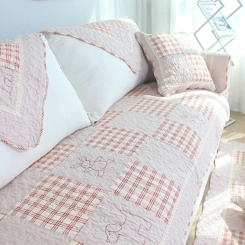 沙发垫全棉布艺简约现代座垫四季通用盖布靠背纯棉防滑沙发套罩巾