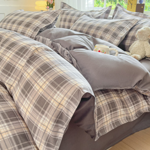 被套单件全棉双人纯棉150x200x230单人被罩床单三件套180x220x240