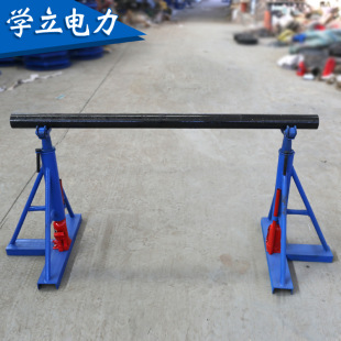 棘轮支架3吨螺旋液压架机三角放线架缆线盘框架梯形架 电缆放线架
