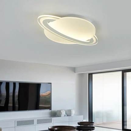 儿童房灯宇宙亚克力吸顶灯卧室书房客厅灯幼儿园LED灯