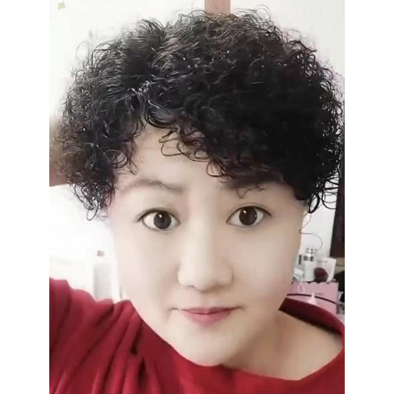 头顶发片薄款假发片 短发 补发片 假发前额头 女神款补发片
