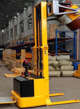 YL060转0电动243油桶翻车20L桶搬运车自走式油桶叉车料机倒新款