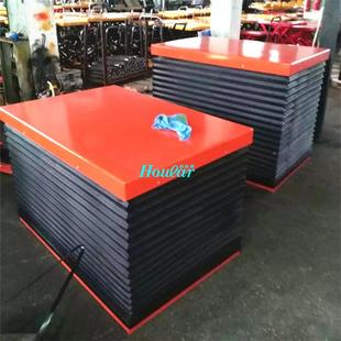 非标定W100PWA6酒升降H台吧裙罩用升降机带风琴防护罩电动平升降