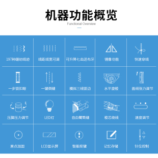 重机电子家用缝纫机HZL-80台式多功能电动吃厚薄全自动带模拟锁边