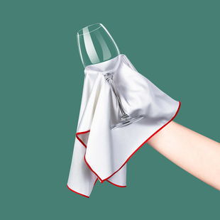 口布擦杯布红酒杯擦杯子专用布玻璃杯的抹布净布打杯布吸水不掉毛