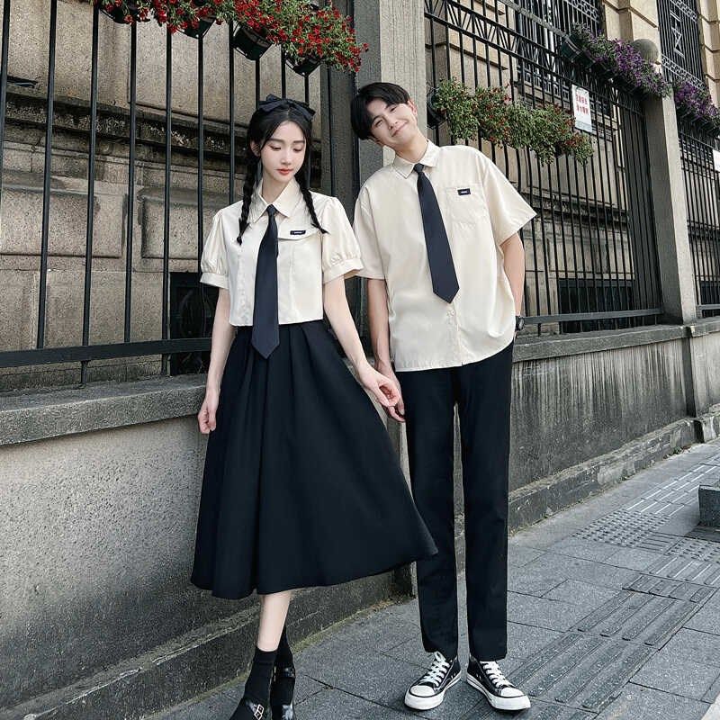 学院风班服套装初中高中学生毕业季礼服诗歌朗诵大合唱演出服校服