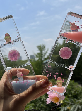 可爱油漏桌面摆件玩具生日礼物滴油减压液体沙漏计时器儿童计时器