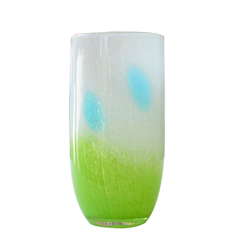 美式田园白色小玻璃花瓶办公室餐厅桌面鲜花水培器笔筒杂物罐礼品,家居饰品,花瓶,淘宝优惠券,粉丝福利购,淘宝优惠卷