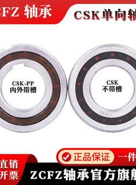 深沟球单向轴承CSK8 10 12 15 17 20 25 30 35 40 PP 内外带槽