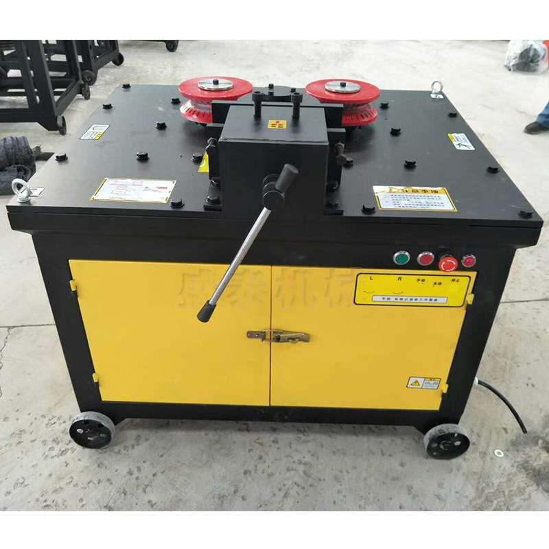 螺纹钢圆钢折弯方管圆管角度折弯数控钢筋打套机直螺纹钢筋折弯机