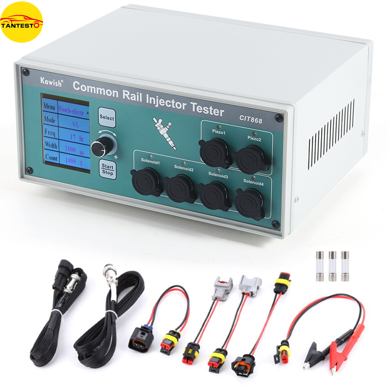 AM-CIT868电喷共轨喷油器测试仪4通道可同测4个喷油器2个压电