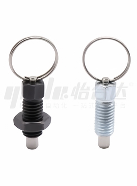 标准拉环型不锈钢分度销 ZAC43/ZAC44/ZAC45-M6 M8 M10 M12怡合达