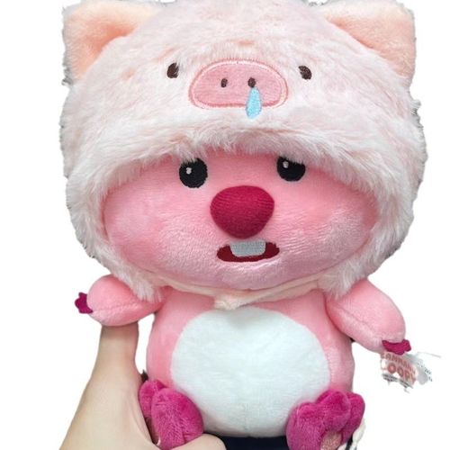 草莓熊花束小海狸抱抱桶套餐loopy公仔毛绒玩偶DIY全套手工材料包