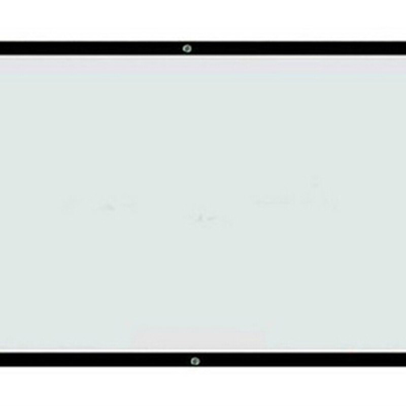 成越72寸16:9白塑简易幕布便携投影布散幕 带孔带黑边1.6*0.9米