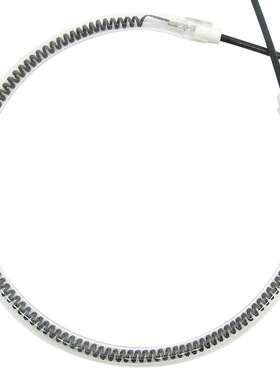 取暖器发热管配件小太阳电暖扇卤素高温加热管18/20cm光波炉灯管